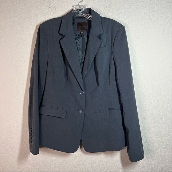 The Limited Gray Double‎ Button Blazer Suit Jacket Womens Size 6 - Picture 1 of 7